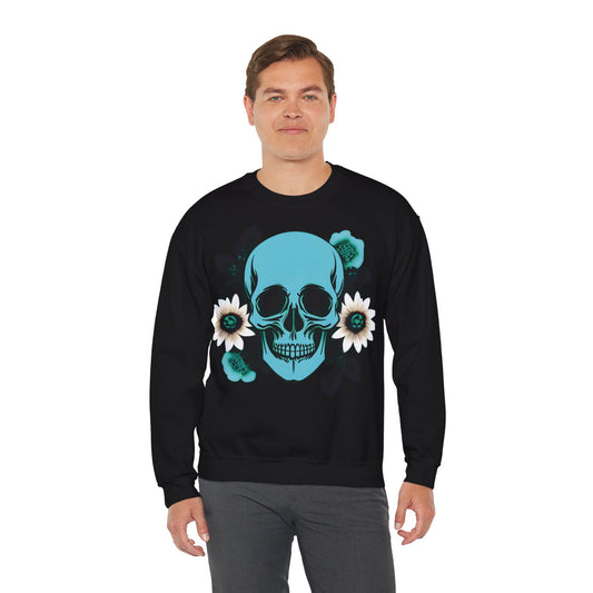 Bluză FLOWER SKULL Unisex