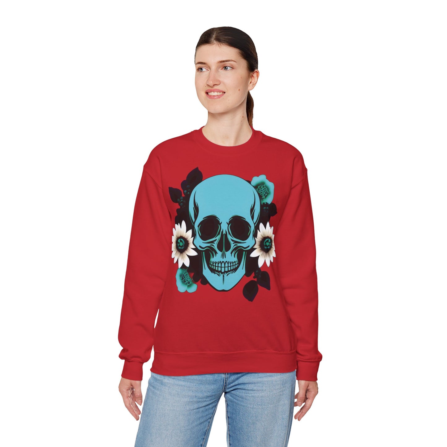 Bluză FLOWER SKULL Unisex